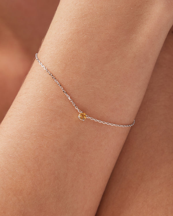 sarah & sebastian The Citrine Birthstone Bracelet