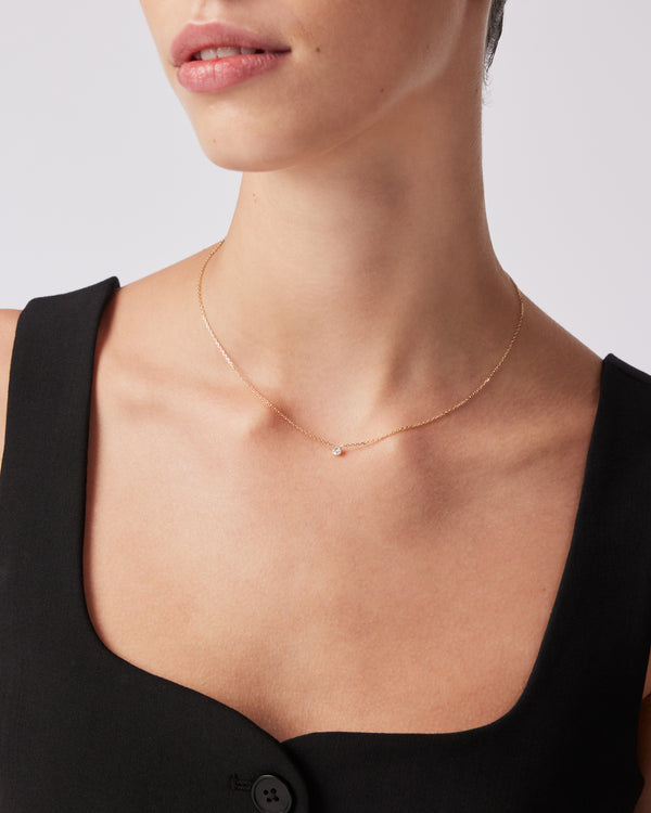 sarah & sebastian The Diamond Birthstone Necklace