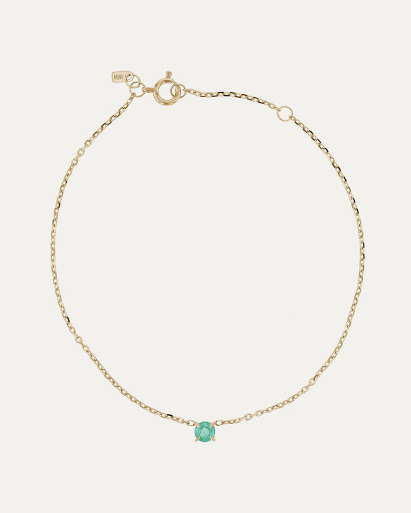 Sarah & Sebastian The Emerald Birthstone Bracelet