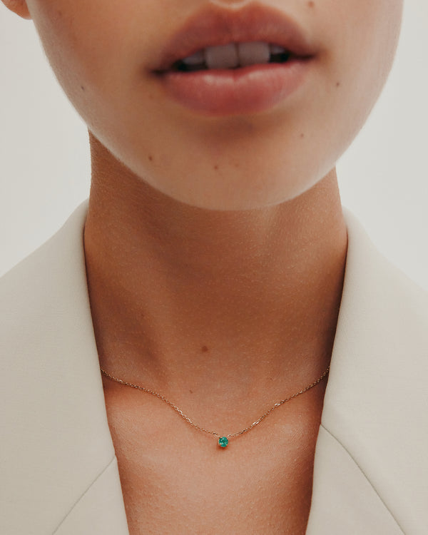 Sarah & Sebastian The Emerald Birthstone Necklace