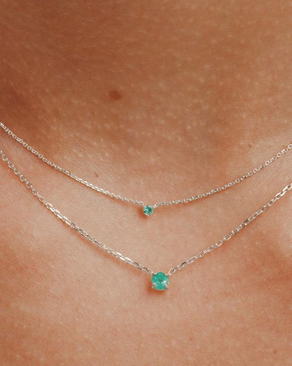 Sarah & Sebastian The Emerald Birthstone Necklace