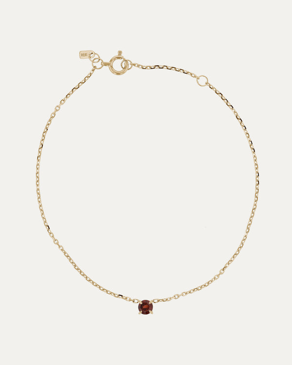 Sarah & Sebastian The Garnet Birthstone Bracelet