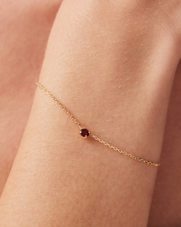 Sarah & Sebastian The Garnet Birthstone Bracelet