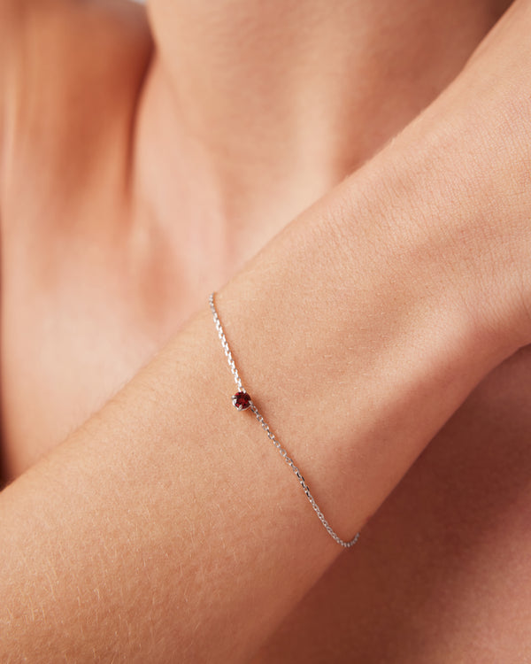Sarah & Sebastian The Garnet Birthstone Bracelet