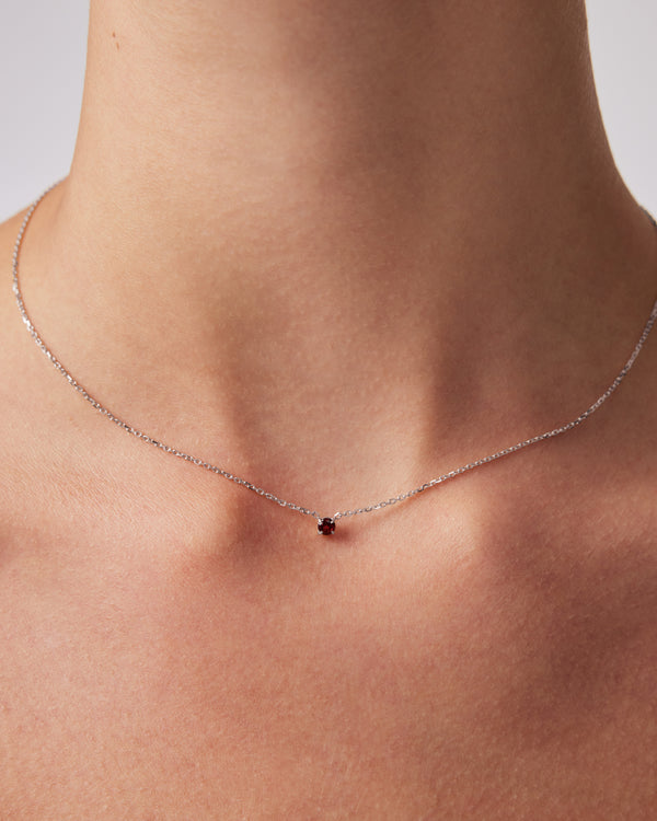 Sarah & Sebastian The Garnet Birthstone Necklace