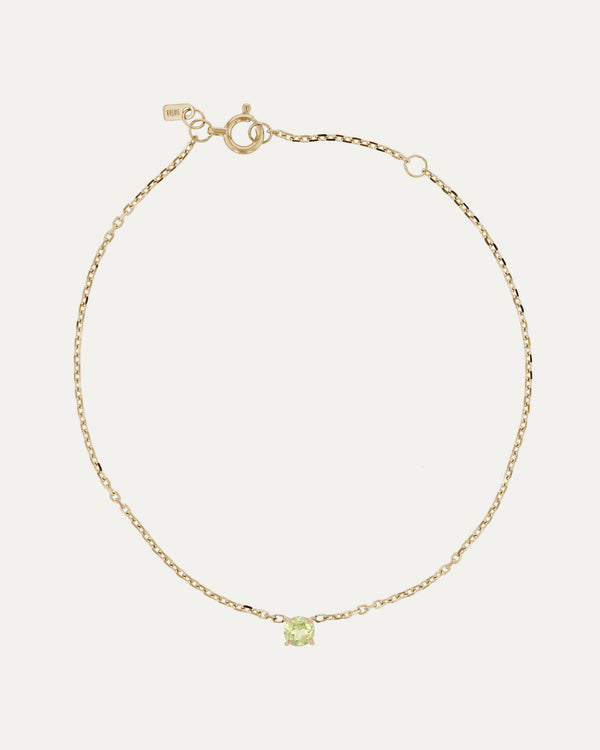 Sarah & Sebastian The Peridot Birthstone Bracelet