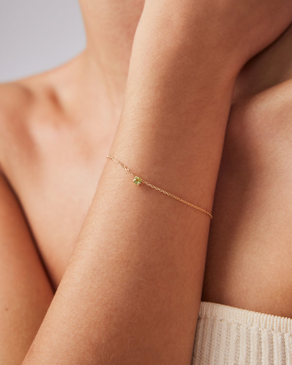 Sarah & Sebastian The Peridot Birthstone Bracelet
