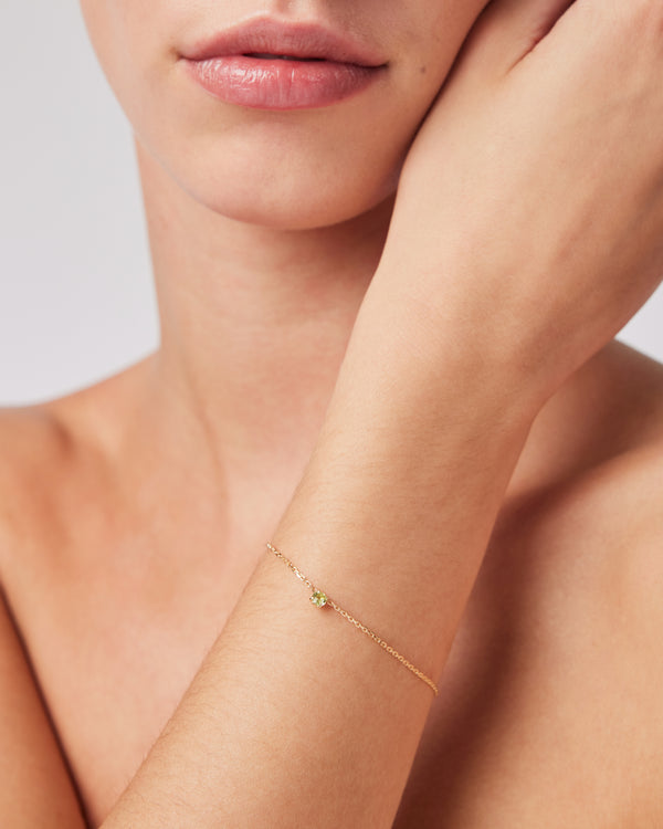 sarah & sebastian The Peridot Birthstone Bracelet