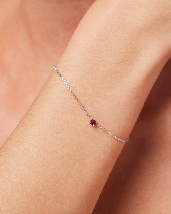Sarah & Sebastian The Ruby Birthstone Bracelet