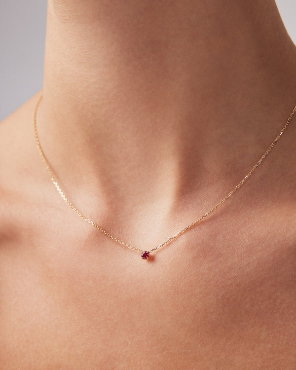 Sarah & Sebastian The Ruby Birthstone Necklace