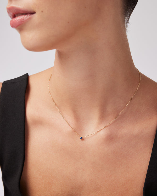 sarah & sebastian The Sapphire Birthstone Necklace