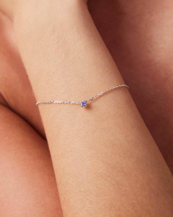 sarah & sebastian The Tanzanite Birthstone Bracelet