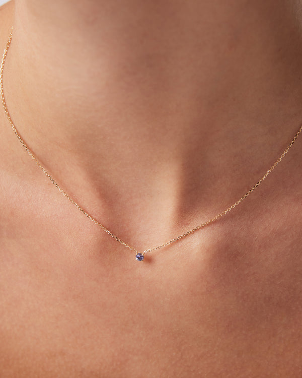 Sarah & Sebastian The Tanzanite Birthstone Necklace