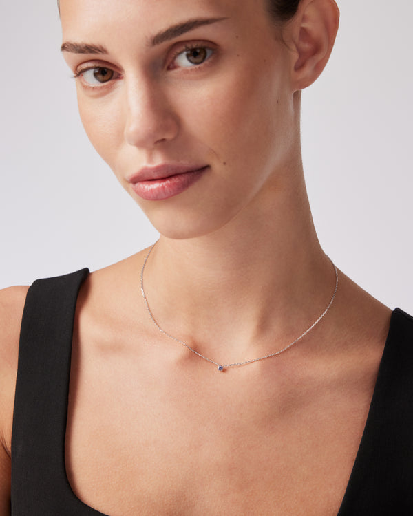 sarah & sebastian The Tanzanite Birthstone Necklace