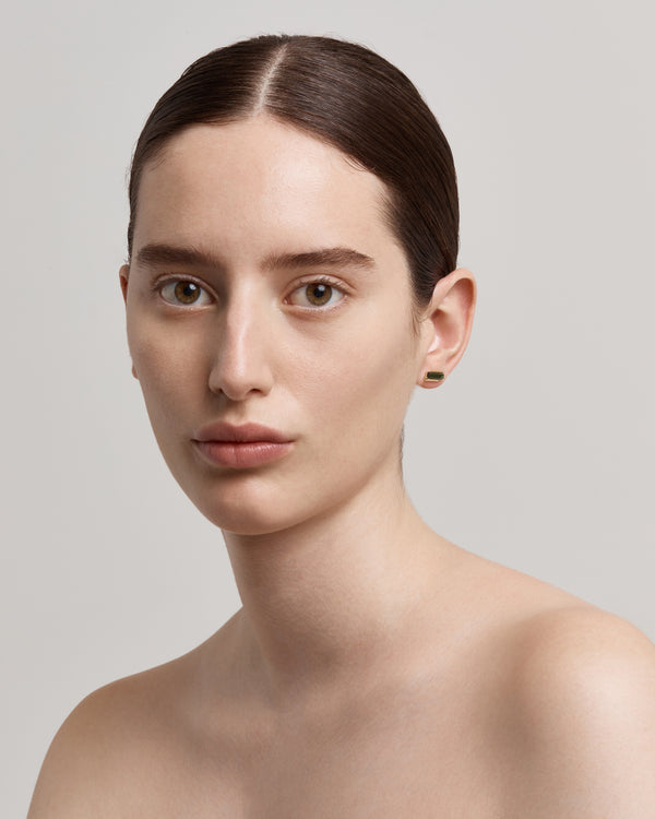 Sarah & Sebastian Tourmaline Pillar Earring