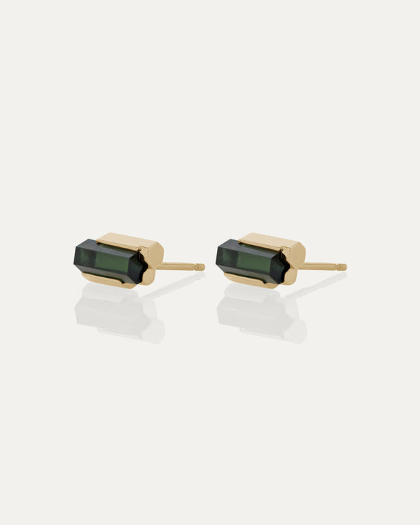 Sarah & Sebastian Tourmaline Pillar Earring