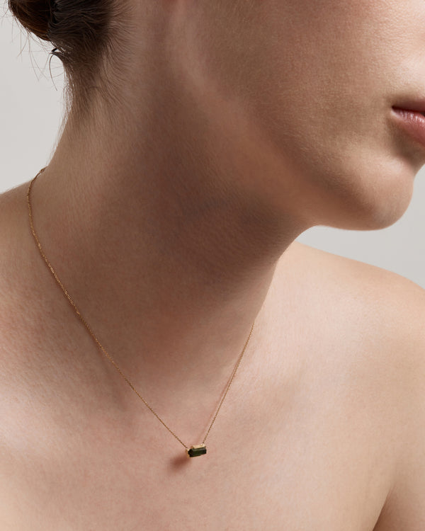 Sarah & Sebastian Tourmaline Pillar Necklace