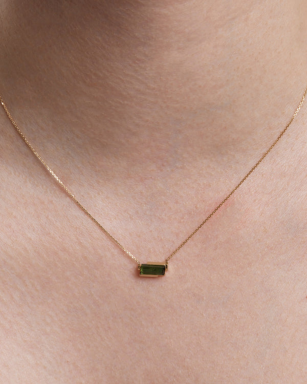 Sarah & Sebastian Tourmaline Pillar Necklace