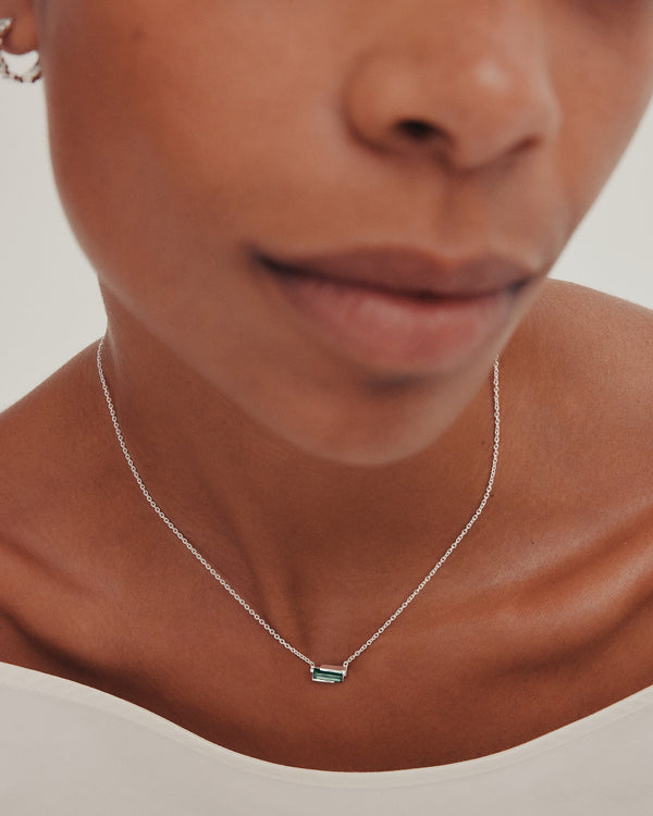 sarah & sebastian Tourmaline Pillar Necklace