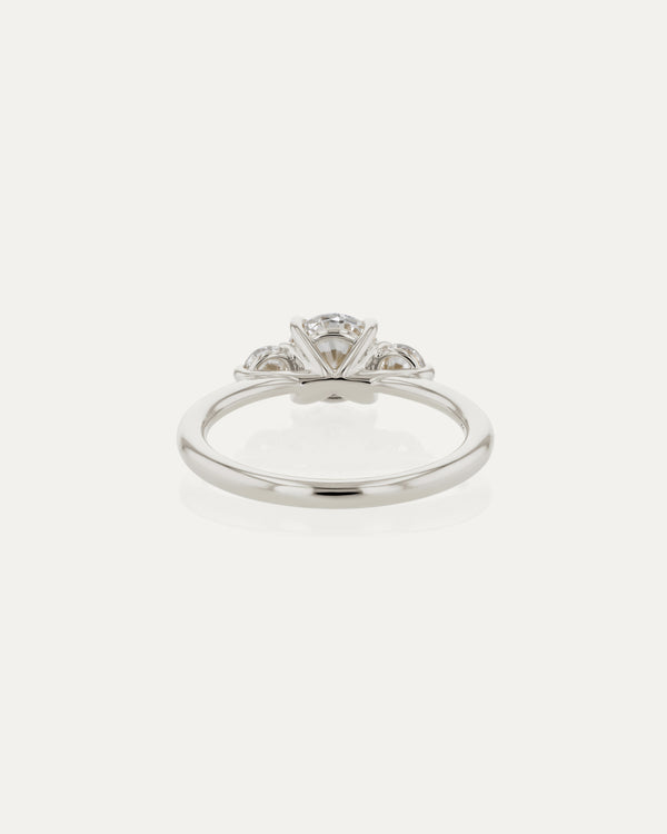 Sarah & Sebastian Trilogy Round Engagement Ring