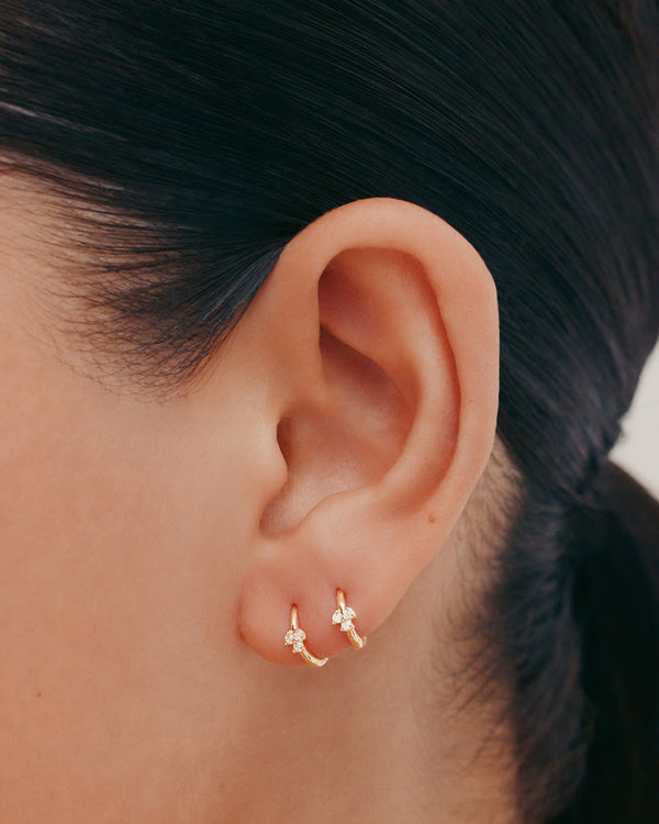 Sarah & Sebastian Trio Diamond Hoop