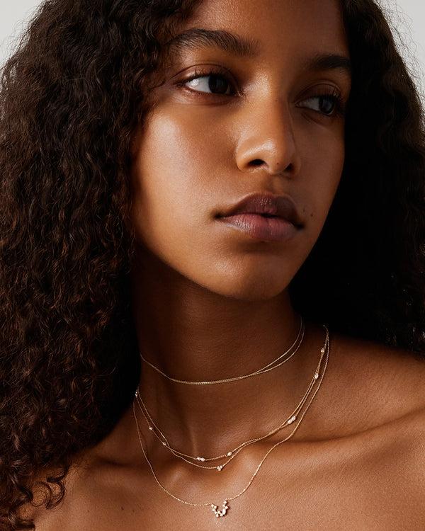 Sarah & Sebastian Trio Diamond Necklace