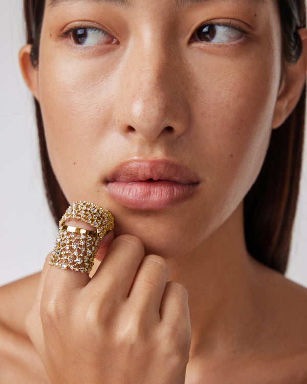 Sarah & Sebastian Urchin Lace Armour Ring