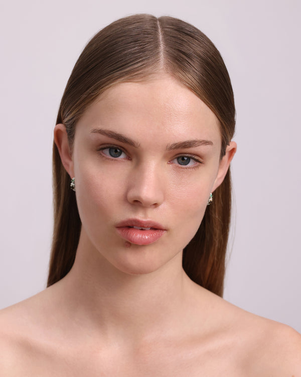 sarah & sebastian Verdigris Cluster Hoops