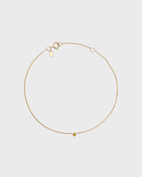 sarah & sebastian The Petite Citrine Birthstone Bracelet