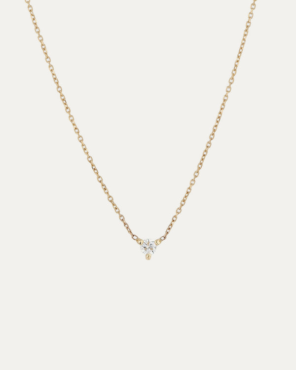 sarah & sebastian The Petite Diamond Birthstone Necklace