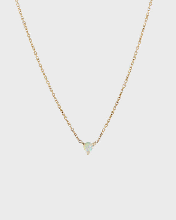 sarah & sebastian The Petite Opal Birthstone Necklace