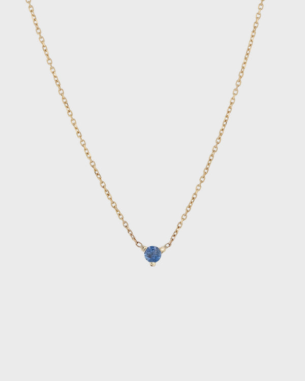 sarah & sebastian The Petite Sapphire Birthstone Necklace