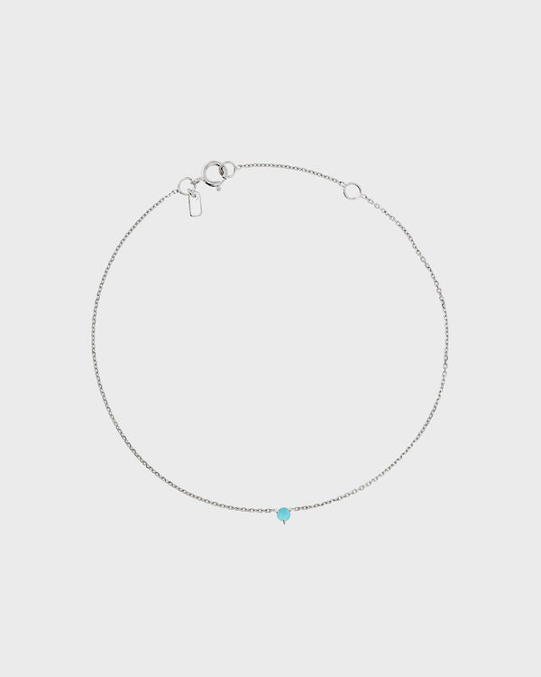sarah & sebastian The Petite Turquoise Birthstone Bracelet