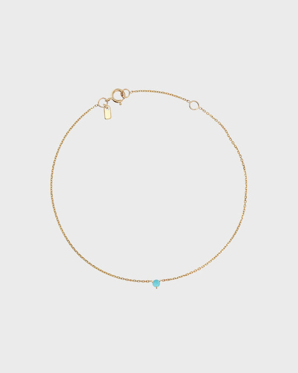sarah & sebastian The Petite Turquoise Birthstone Bracelet