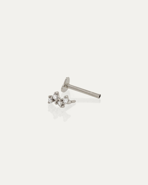 Sarah & Sebastian Tiny Cluster Diamond Cartilage Earring