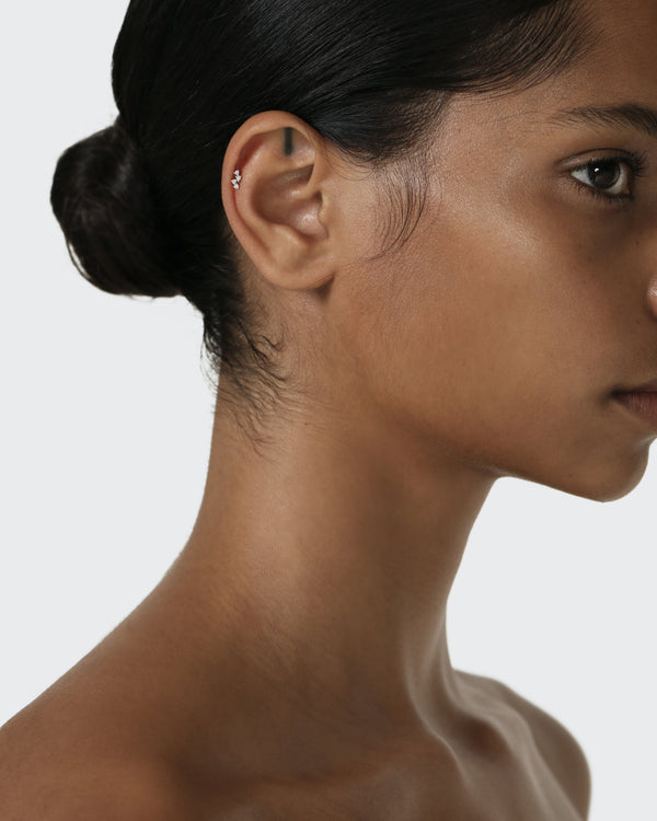 Sarah & Sebastian Tiny Cluster Diamond Cartilage Earring