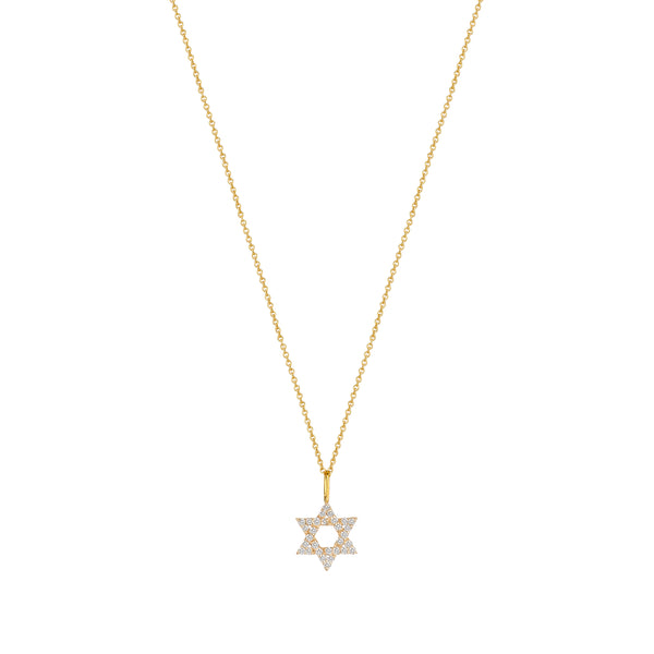 Sarah Chole CHARMING DIAMOND STAR OF DAVID NECKLACE