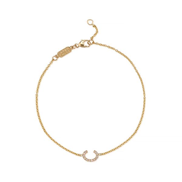 Sarah Chole DASHA DIAMOND MULTI-INITIAL CHAIN BRACELET