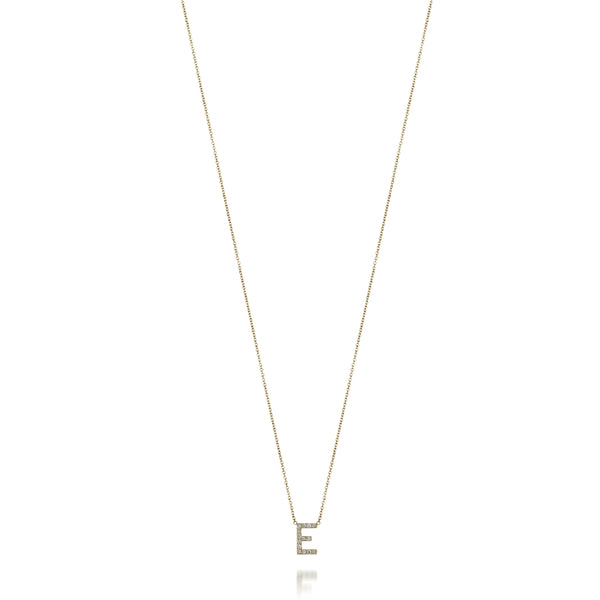 Sarah Chole AMELIA DIAMOND INITIAL NECKLACE