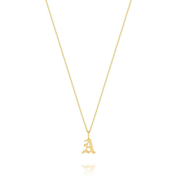 Sarah Chole AMELIA GOTHIC INITIAL NECKLACE
