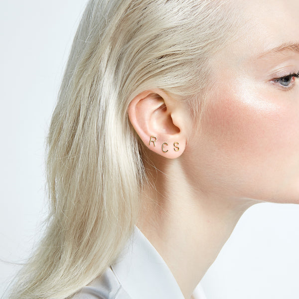 Sarah Chole AMELIA INITIAL STUD SINGLES