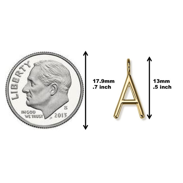 Sarah Chole AMELIA MINI INITIAL BLOCK PENDANT