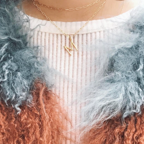 Sarah Chole ANDI INITIAL PENDANT