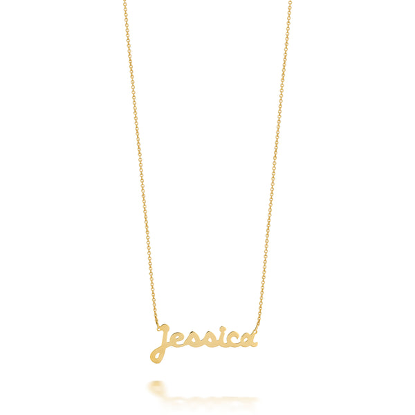 Sarah Chole AVA BUBBLE SCRIPT NAME NECKLACE