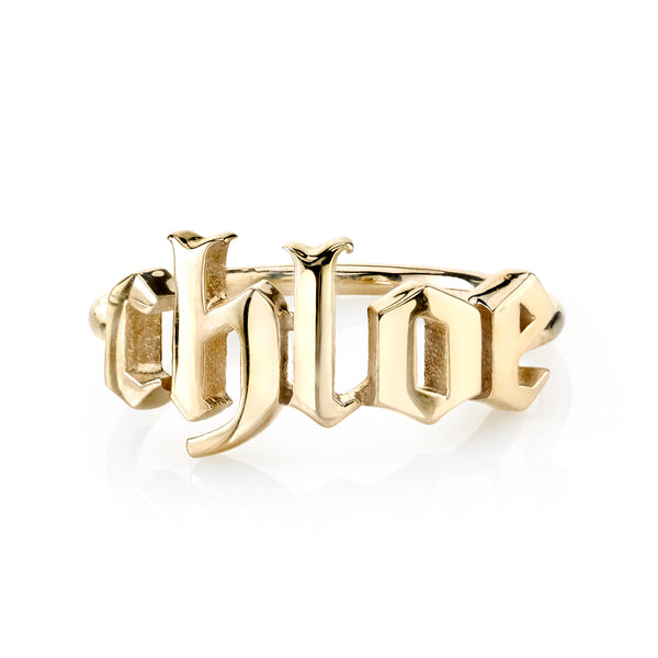 Sarah Chole AVA GOTHIC JUMBO LOVE RING