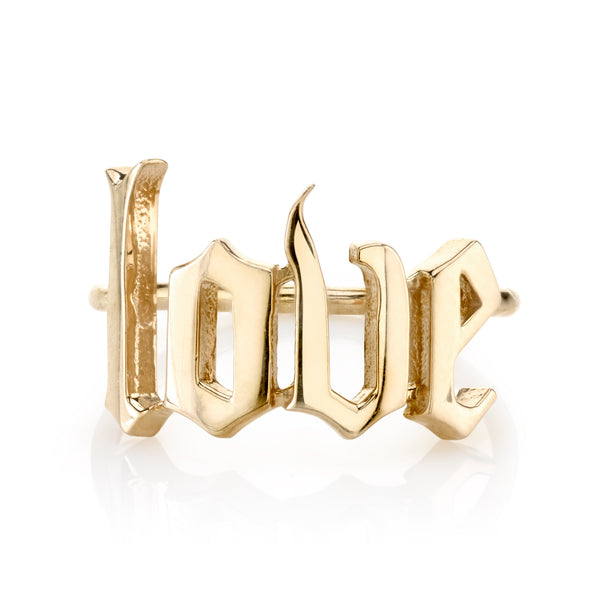 sarah chole AVA GOTHIC JUMBO LOVE RING