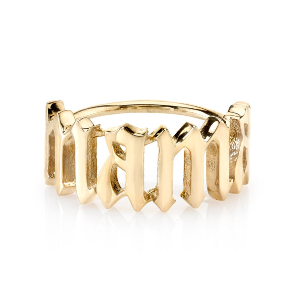 Sarah Chole AVA GOTHIC JUMBO LOVE RING