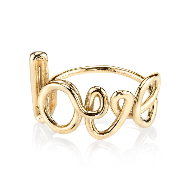 Sarah Chole AVA JUMBO WIRE LOVE RING