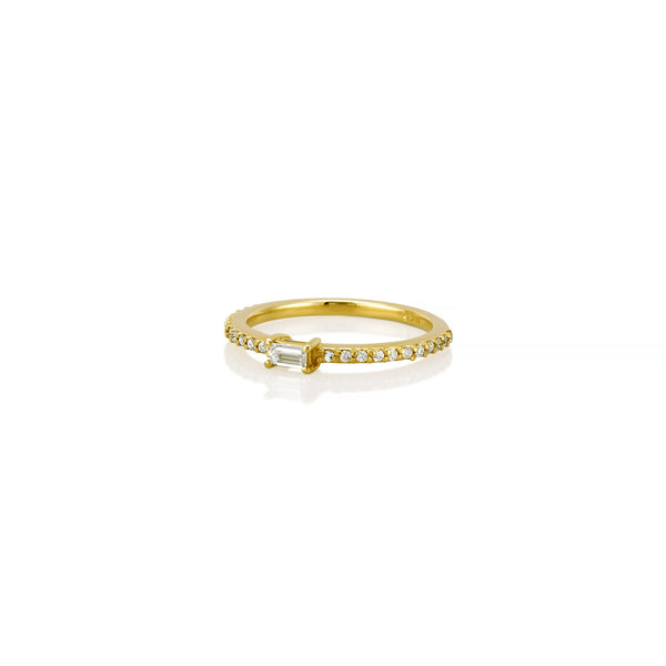 sarah chole BAGUETTE DIAMOND RING BAND