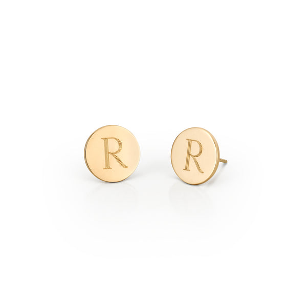 sarah chole CARA ROUND STUD EARRING SINGLES